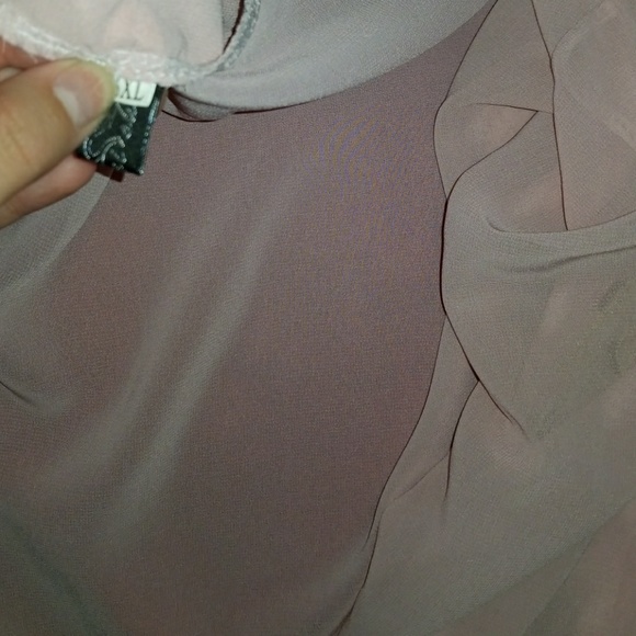 Pink Cardigan with flowers on the arms - Picture 5 of 5